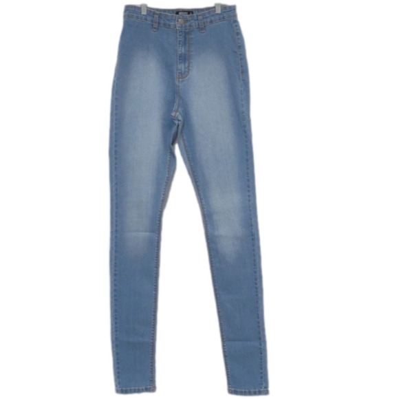 Missguided Stretch Skinny Jeans 28 X 35 NWT Size 10 Tall - Picture 2 of 8